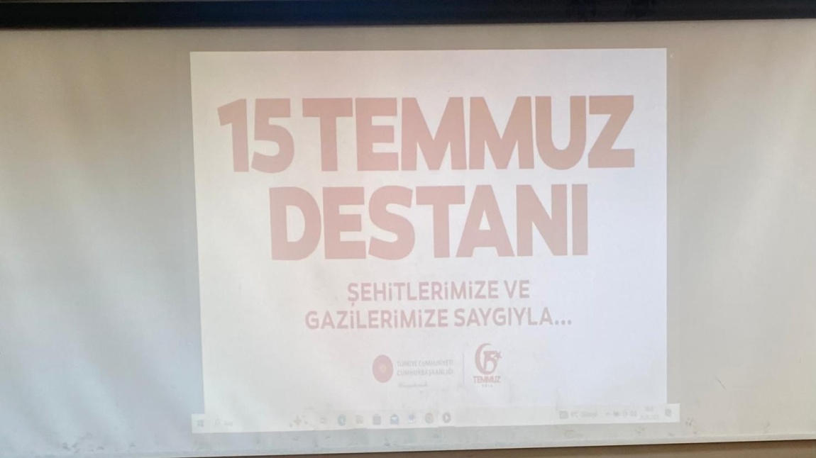 15 Temmuz Demokrasi ve Milli Birlik Günü Kutlamaları